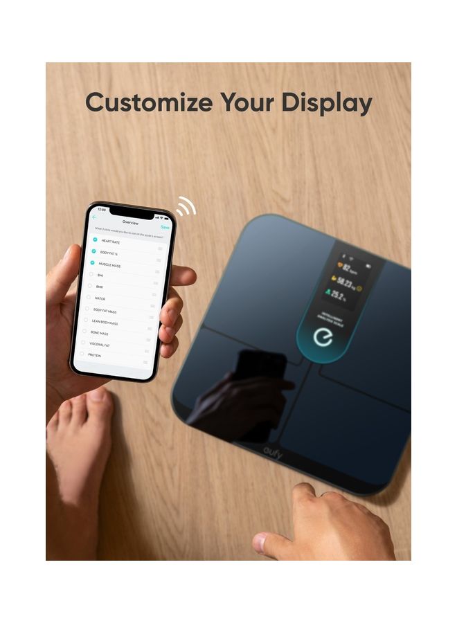 eufy - Wi-Fi Fitness Tracking Smart Scale P3 Intelligent Analysis 3d Virtual Body Mode Bluetooth Weight Scale And 16 Measurement Digital Scale With Heart Rate - Image 1