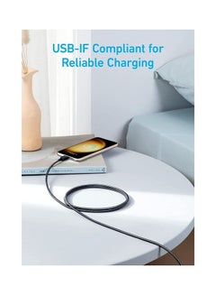 آنكر كابل USB C، كابل 310 USB C إلى USB C (6 أقدام، 2 حزمة)، (60 وات/3 أمبير) كابل شاحن USB C شحن سريع لأجهزة Samsung Galaxy S22، iPad Pro 2021، iPad Mini 6، iPad Air 4، MacBook Pro 2020، التبديل (USB 2.0)  - Image 4