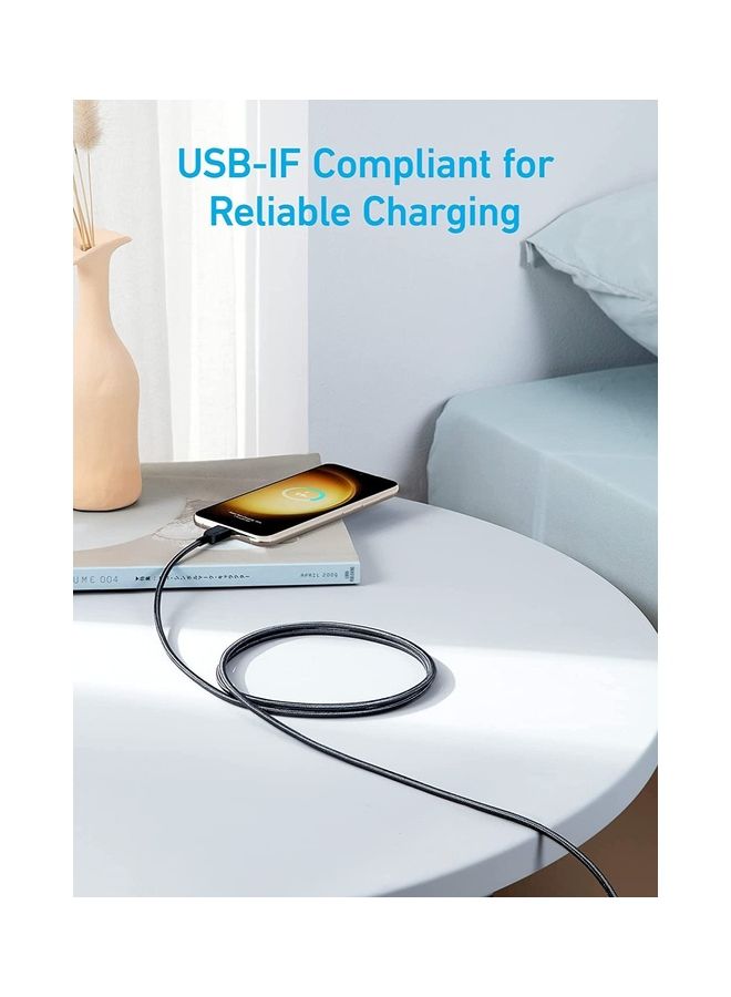 Anker USB C Cable, 310 USB C to USB C Cable (6ft, 2 Pack), (60W/3A) USB C Charger Cable Fast Charge for iPhone 16/15 Series, iPad, MacBook Pro/Air, Samsung, Huawei, Xiaomi, Vivo, Oppo(USB 2.0) Starlit  - Image 4