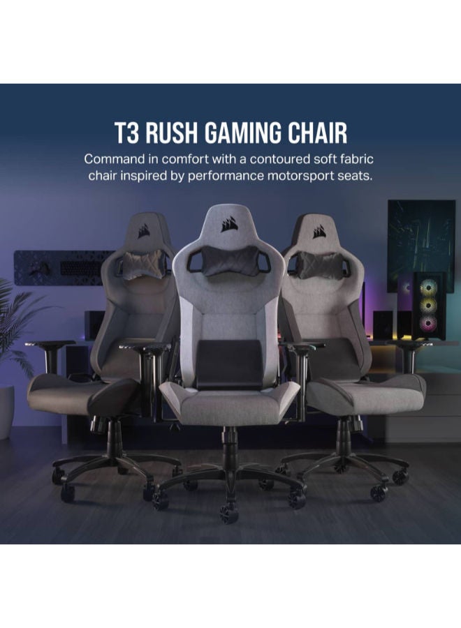 CORSAIR - T3 Rush Fabric Gaming Chair - Image 1