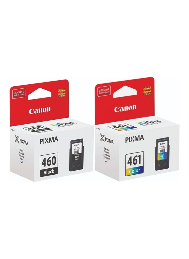 Canon PG-460 Black and CL-461 Colour Ink Cartridge Multicolour | Best ...