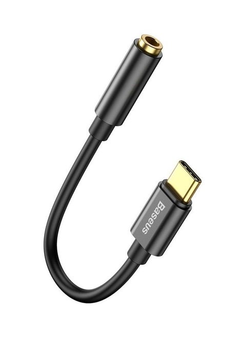 Headphone Adapter for iPhone 15, USB Type C to 3.5mm Female Headphone Jack Aux Audio Adapter Dongle for iPhone 15/15 Plus/15 Pro/15 Pro Max, iPad Pro, MacBook, Galaxy S23, S22 and More Black