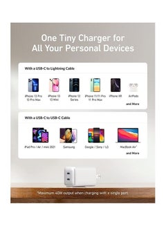 Anker Anker USB C Charger 40W, 521 Charger (Nano Pro), PIQ 3.0 Durable Compact Fast Charger (Not Foldable) for iPhone 14/14 Plus/14 Pro/14 Pro Max/13, Galaxy, Pixel 4/3, iPad/iPad Mini (Cable Not Included) White  - Image 5