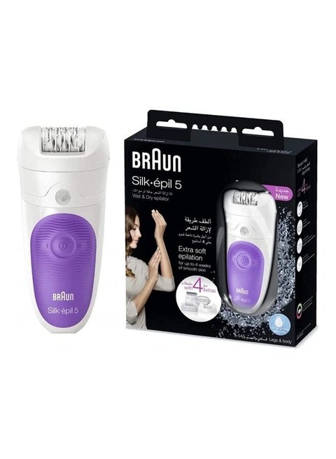 Silk Epil Wet And Dry Epilator With 4 Extras