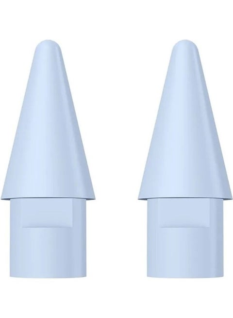2 Pieces Smooth Writing Capacitive Stylus Tips Replacement Nibs Compatible With Pencil 2nd And 1st Generation Blue