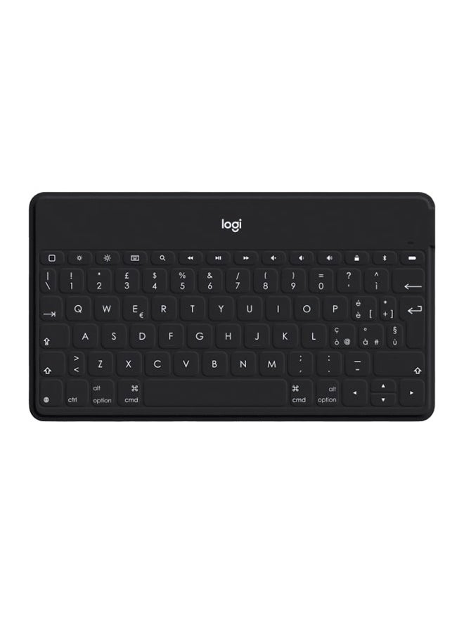 Logitech - Keys-To-Go Ultra-Portable Bluetooth Keyboard For iPhone, iPad, Apple TV And Mac Black - Image 1