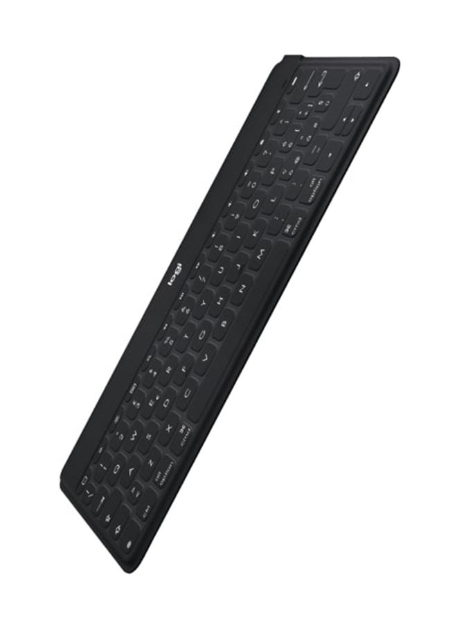 Logitech - Keys-To-Go Ultra-Portable Bluetooth Keyboard For iPhone, iPad, Apple TV And Mac Black - Image 1