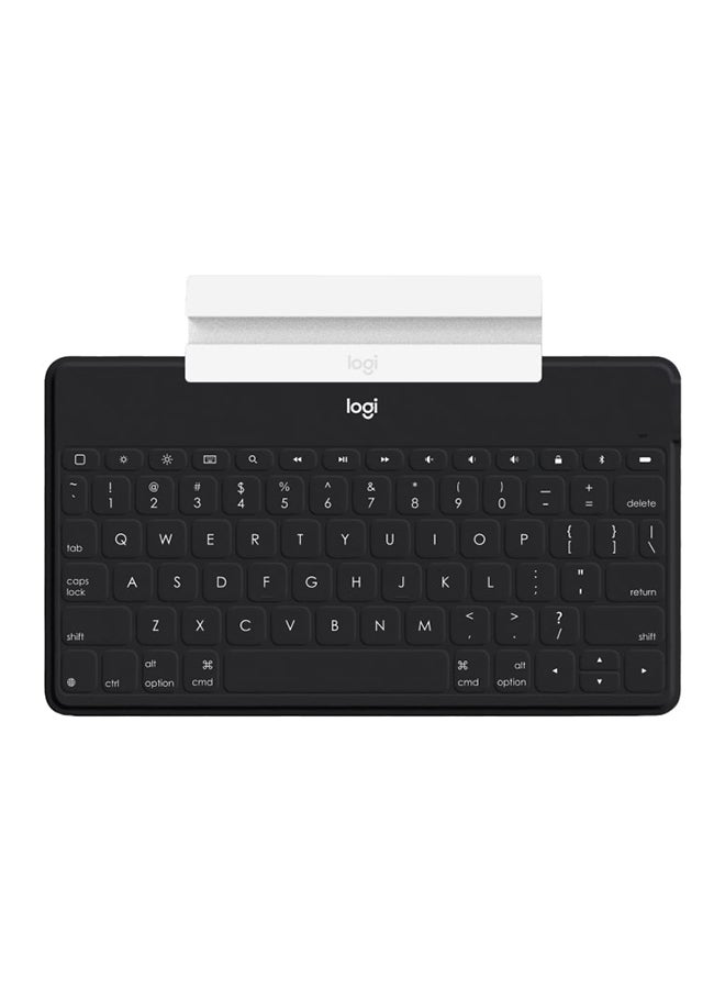 Logitech - Keys-To-Go Ultra-Portable Bluetooth Keyboard For iPhone, iPad, Apple TV And Mac Black - Image 1
