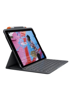 Logitech Slim Folio For iPad Grey  - Image 1