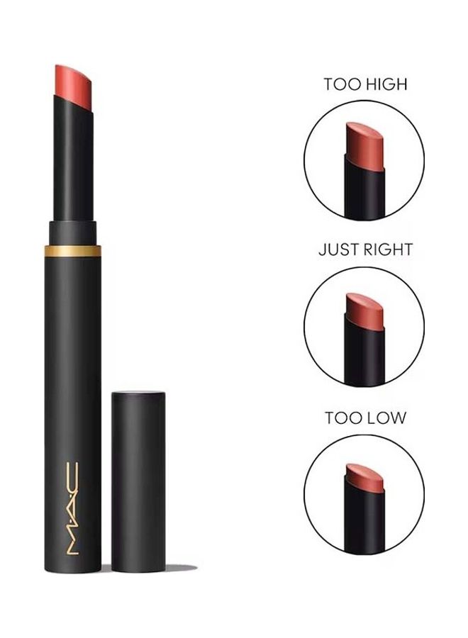 MAC Lipstick Powder Ki** Velvet Blur Slim Stick Sheer Outrage - Image 2