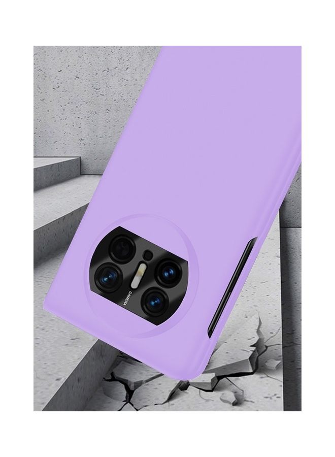 MARGOUN Huawei Mate X3 Polycarbonat Case With Tempered Glass Shockproof Cover Purple - Image 3