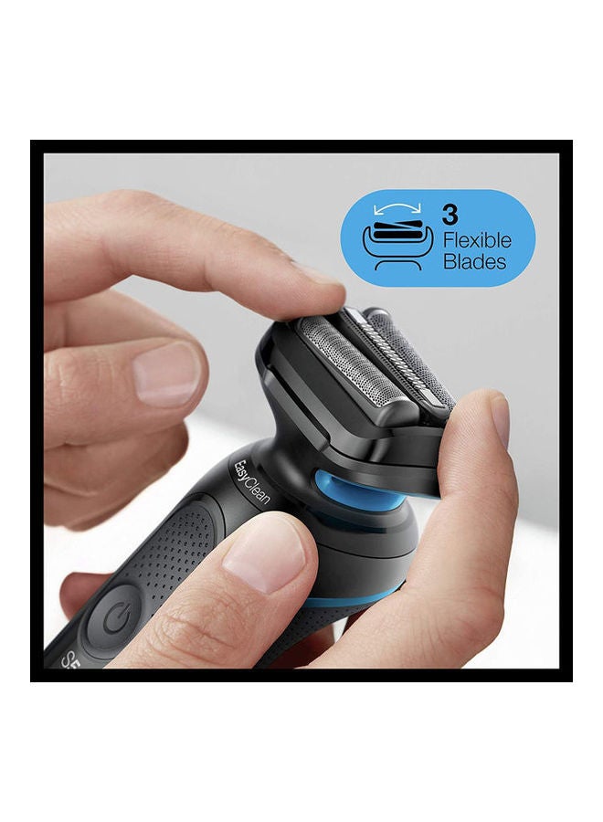 BRAUN Wet & Dry Electric Shaver 50-B1000s Black - Image 4