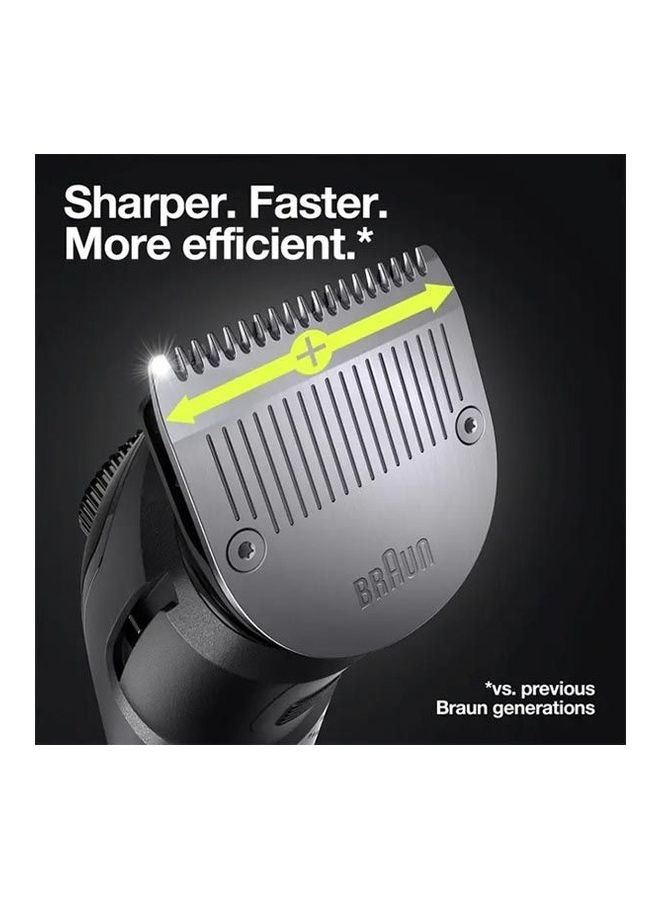 براون Beard Trimmer BT7320 With Precision Dial 4 Attachments And Gillette Proglide Razor Black - Image 3