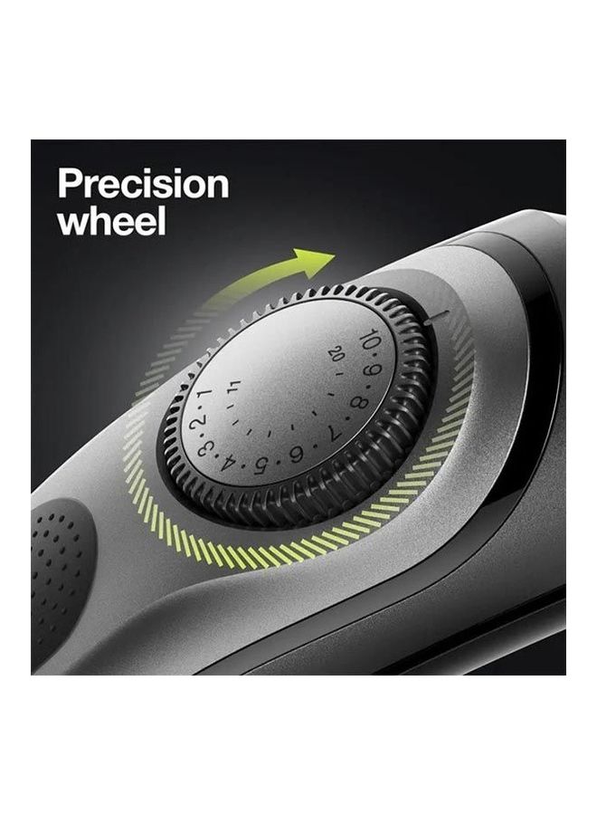 براون Beard Trimmer BT7320 With Precision Dial 4 Attachments And Gillette Proglide Razor Black - Image 5
