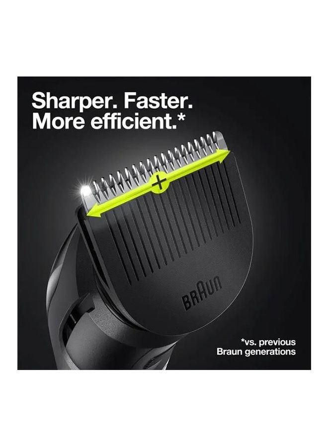 BRAUN All-In-One Trimmer MGK3342 7-In-1 Trimmer 5 Attachments And Gillette Skinguard Sensitive Razor Black - Image 3