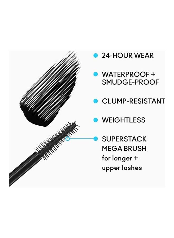 MAC Macstack Waterproof Mascara Black - Image 3