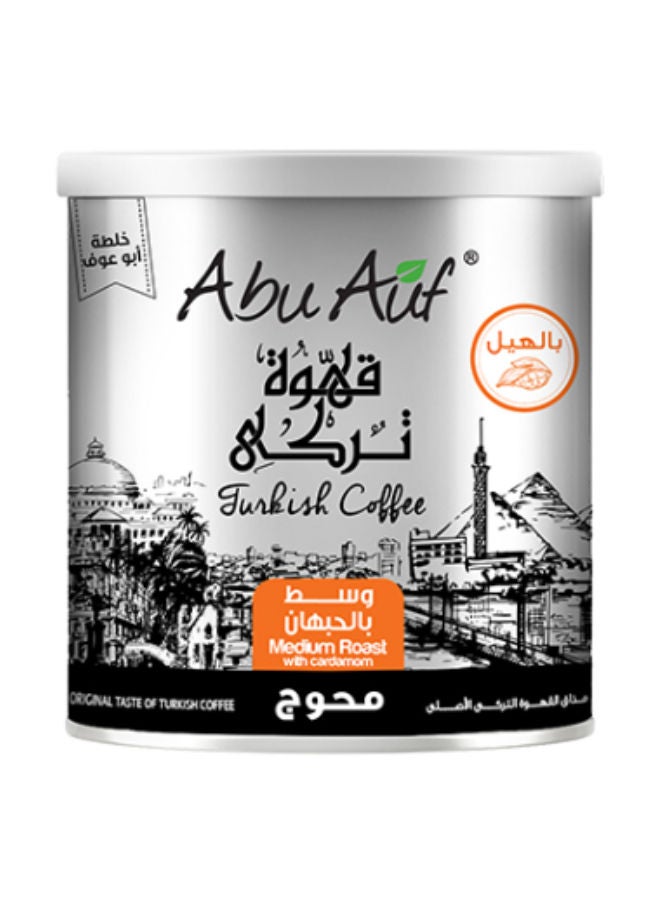 Abu Auf Turkish Coffee Medium Roast with Cardamom 200grams 