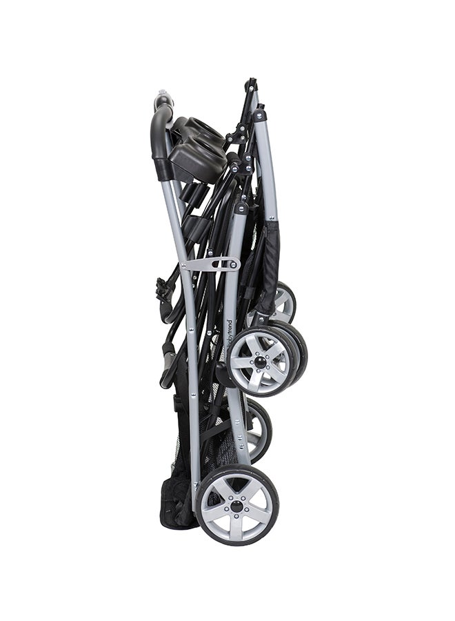 babytrend - Snap-N-Go Double Stroller Frame - Black/Grey - Image 1