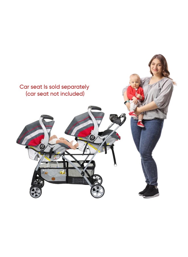 babytrend - Snap-N-Go Double Stroller Frame - Black/Grey - Image 1