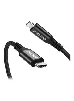 CHOETECH Type-C To Type-C Fabric Cable 2M Black  - Image 1