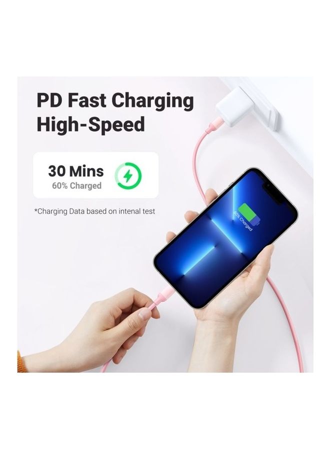 يو جرين - كابل من السيليكون من Type-C إلى Lightning بطول 1 متر - Image 1