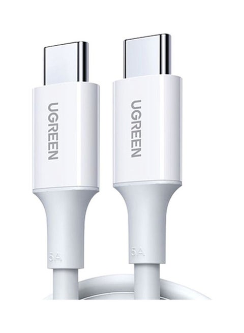 Type-C To Type-C Charging Cable 5A 2M white