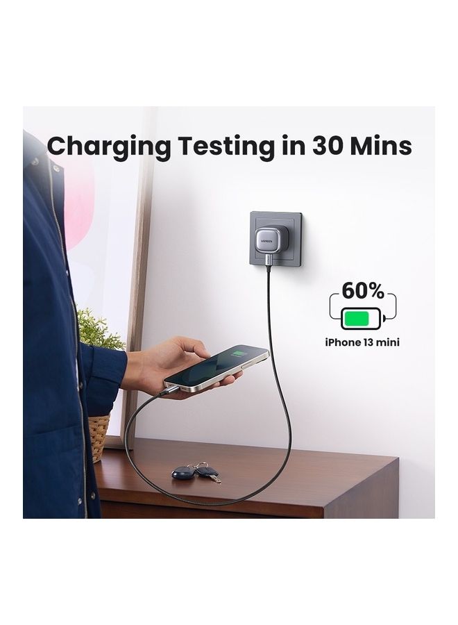 Ugreen - Nexode USB-C PD GaN Fast Charger 30W White - Image 1