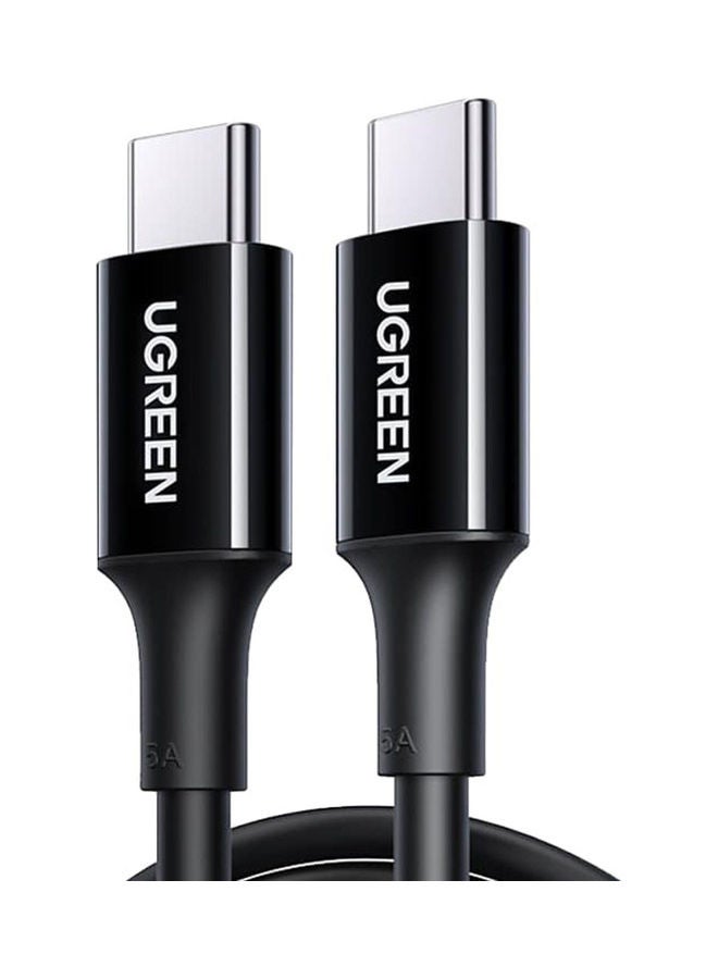 Ugreen Type-C To Type-C Charging Cable 100W 2M Black  - Image 1