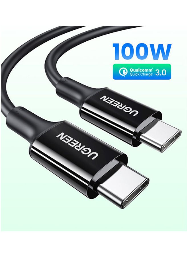 Ugreen Type-C To Type-C Charging Cable 100W 2M Black  - Image 3