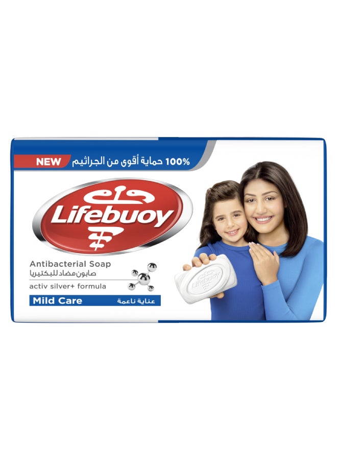 لايفبوي Mild Care Antibacterial soap Made with Activ Silver Formula Multicolour 115grams - Image 3