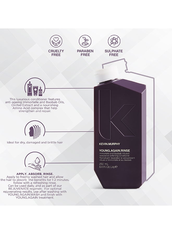 KEVIN.MURPHY Young Again Rinse Conditioner For Dry And Damaged Hair 250ml  - Image 3
