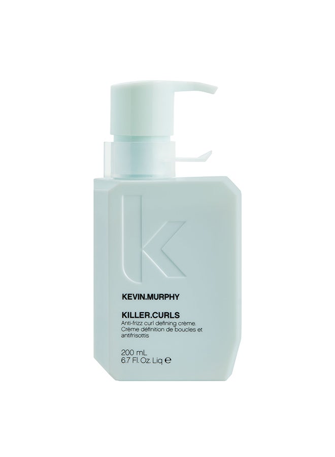 KEVIN.MURPHY Killer Curls  Anti Frizz Curl Defining Hair Cream For Medium To Course Curly Or Wavy Hair 200ml  - Image 1
