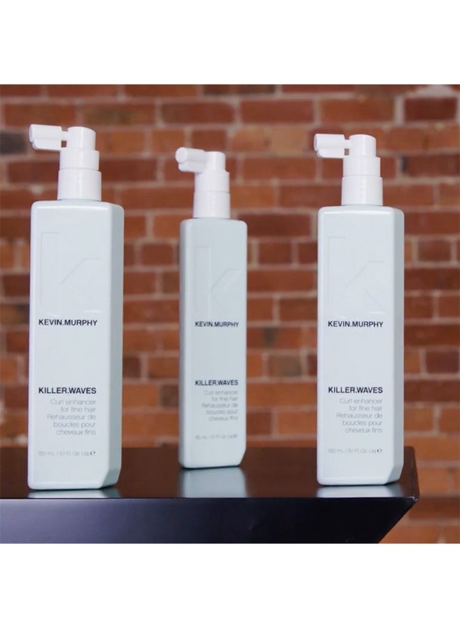 KEVIN.MURPHY - Killer Waves Weightless Curl Enhancing Spray For Fine Wavy Or Curly Hair 150ml - Image 1