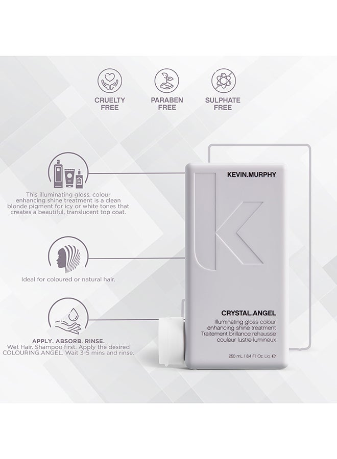 KEVIN.MURPHY - Crystal Angel Colour Enhancing Conditioner For Colored Shiny Hair Grey 250ml - Image 1