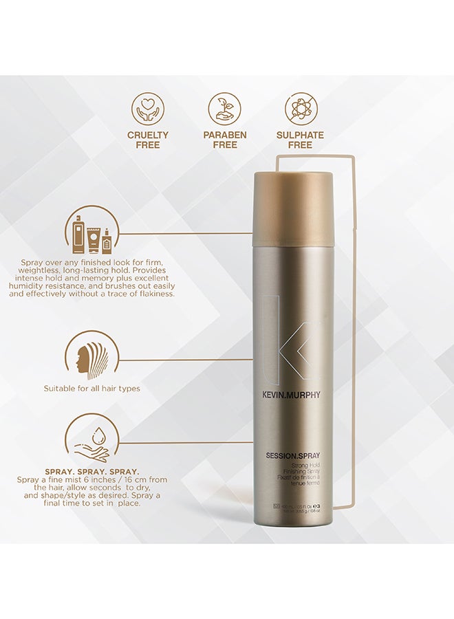 KEVIN.MURPHY - Session Spray Strong Hold Finishing Spray For All Hair Type 400ml - Image 1