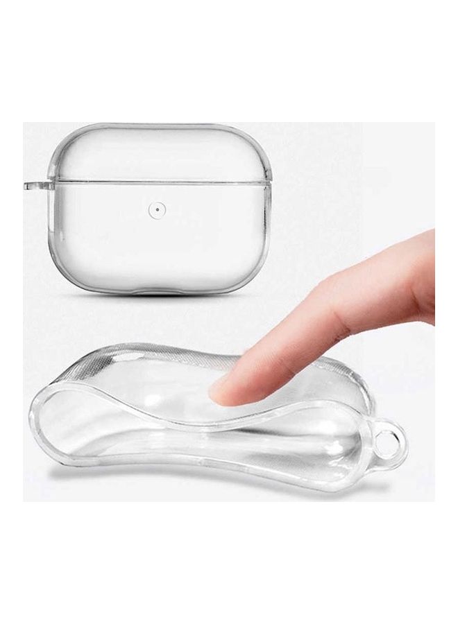 AirPods Pro 2 Case Clear 2022 Soft TPU Protective Cover Clear