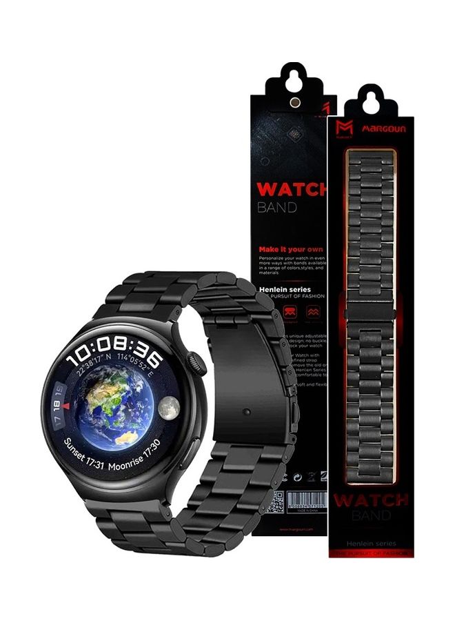 مارجون سوار ساعة هواوي 4 برو من الفولاذ مقاس 22 مم - Image 1