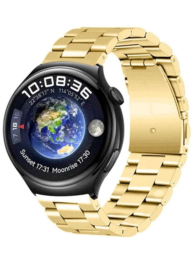 مارجون Huawei 4 Pro Steel Watchband 22 Mm Gold - Image 2