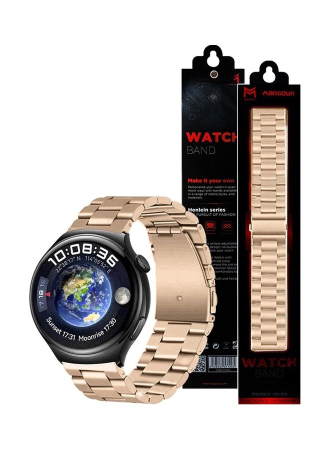 مارجون سوار ساعة هواوي 4 برو من الفولاذ مقاس 22 مم - Image 1