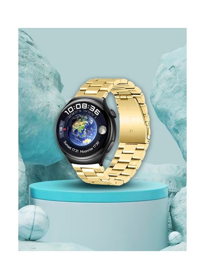 مارجون Huawei 4 Pro Steel Watchband 22 Mm Gold - Image 4