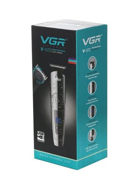 V-072 Waterproof Professional Electric Shaver Hair Shaving And Beard Trimmer Multicolour