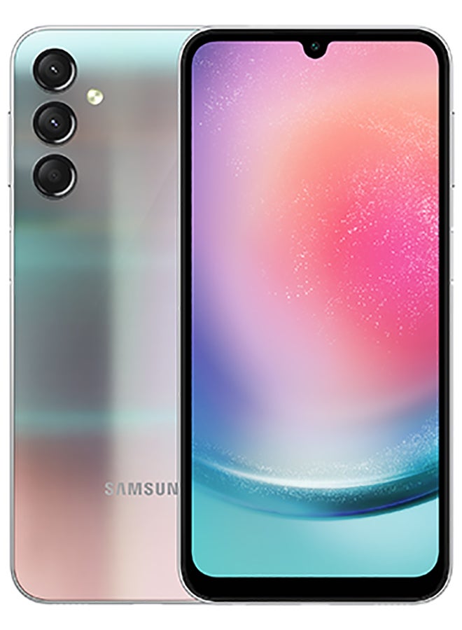 Samsung - Galaxy A24 Dual Sim Silver 8GB RAM 128GB 4G - Middle East Version - Image 1