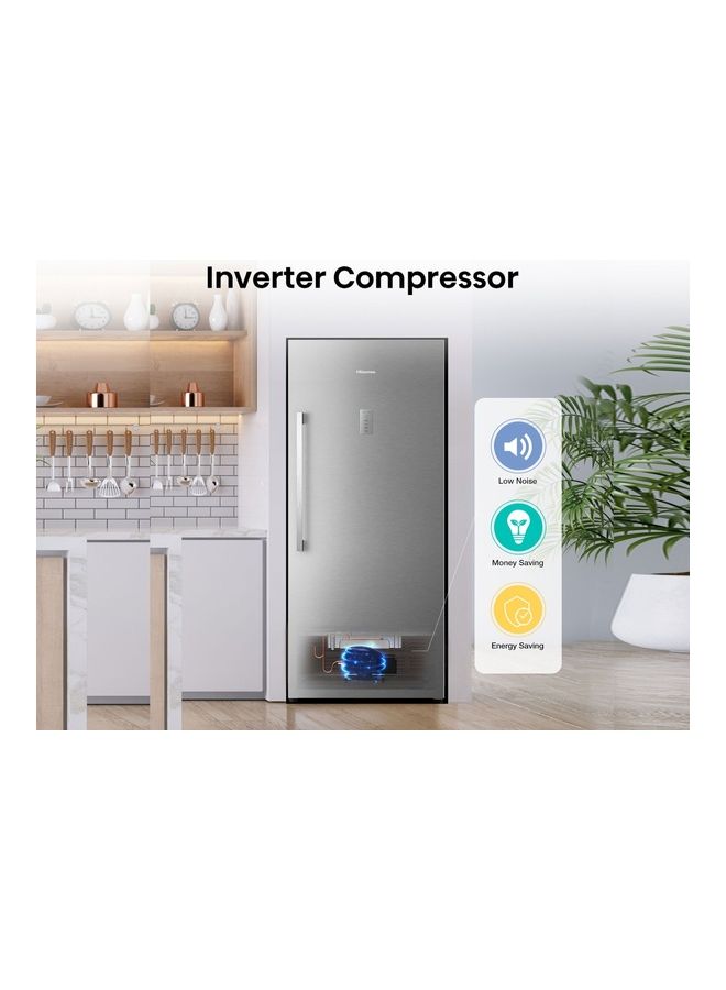 Hisense 592 Lt 20.9 CuFt Upright Freezer, Total Nofrost, Energy Saving Noiseless Invertor Technology, Premium Silver, Adjustable Shelves, Led Light, maximum Capacity 592 L 220 W FV76W2NL Silver  - Image 4