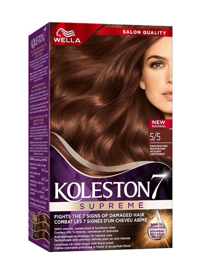 WELLA - Koleston Supreme Hair Color 5/5 Fascinating Mahogany - Image 1