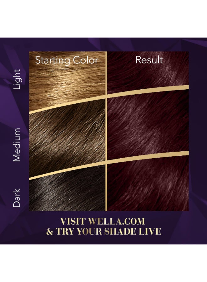 WELLA Koleston Supreme Hair Color 3/66 Violet Auburn  - Image 3