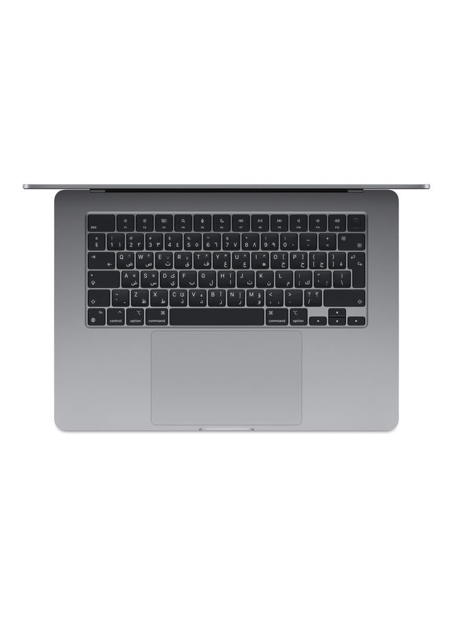 أبل - شاشة MacBook Air MQKP3 مقاس 15 بوصة، وشريحة Apple M2 مع وحدة المعالجة المركزية 8 النواة ووحدة معالجة الرسومات 10 النواة، ومحرك أقراص SSD سعة 256 جيجابايت، ولوحة مفاتيح باللغة الإنجليزية - Image 1