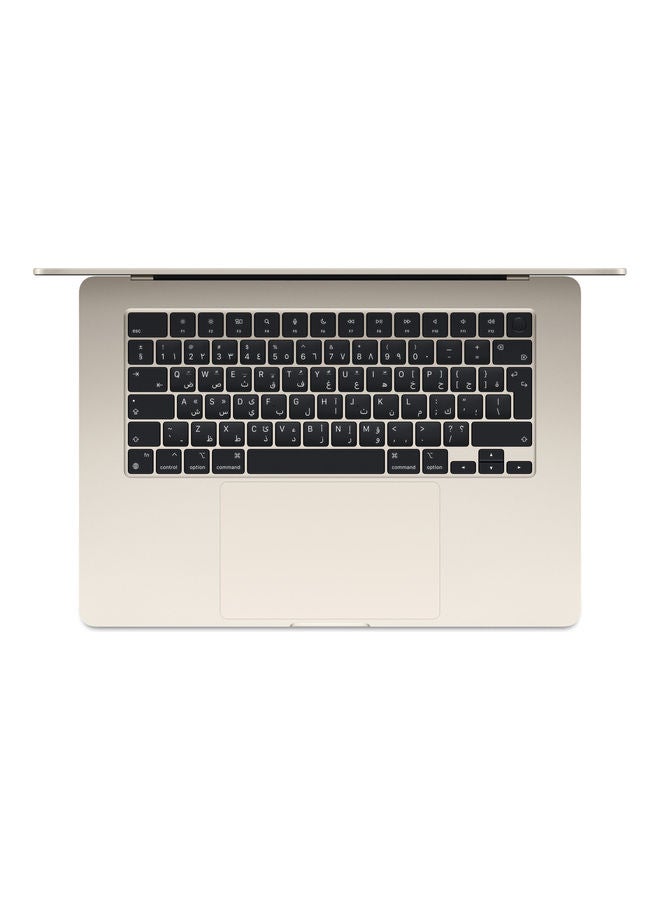 Apple MacBook Air MQKV3 15-Inch Display,Apple M2 Chip with 8-Core CPU And 10-Core GPU, 512GB SSD,  English-Arabic Keyboard Starlight  - Image 3