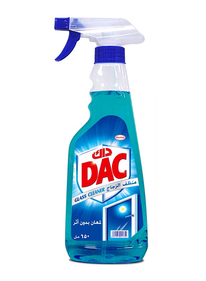 Dac Glass Cleaner Spotless Shining And Streak Free Blue 650ml 
