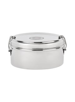 DELCASA Stainless Steel Lunch Box With Plate Silver 12.5x5x5cm  - Image 1