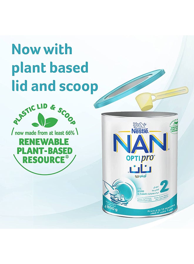 Nan - Nestlé Nan Optipro Stage 2 From 6 to 12 Months, 800g Pack of 1 800grams - Image 1